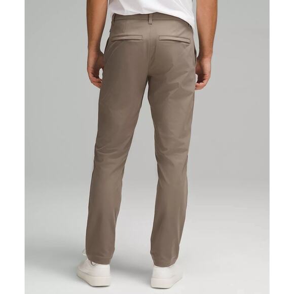 NWT $128 Lululemon ABC Classic-Fit 5Pkt Pants Trouser Warpstreme In Nomad 38x32 - Picture 3 of 9